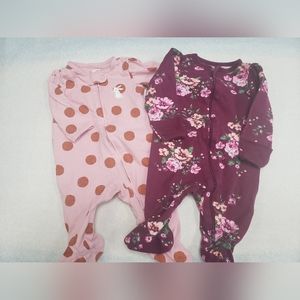 Baby Girl 0-3 sleepers